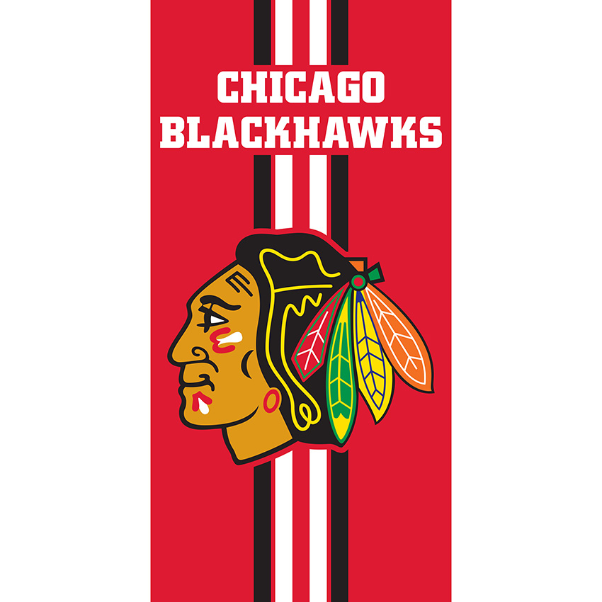 Chicago Blackhawks plážová osuška Prestige - Chicago Blackhawks povlečení, ručníky, deky