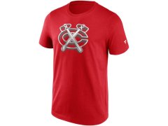 Chicago Blackhawks pánské tričko Chrome Graphic T-Shirt Athletic Red