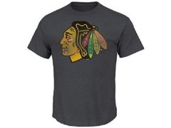 Chicago Blackhawks pánské tričko Raise the Level grey