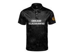 Chicago Blackhawks pánské polo tričko Floral Wordmark