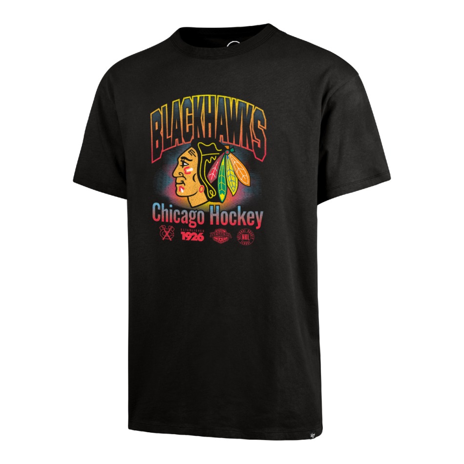Chicago Blackhawks pánské tričko Graphic 47 Drop Shoulder Tee - Chicago Blackhawks trička, polo trička, košile