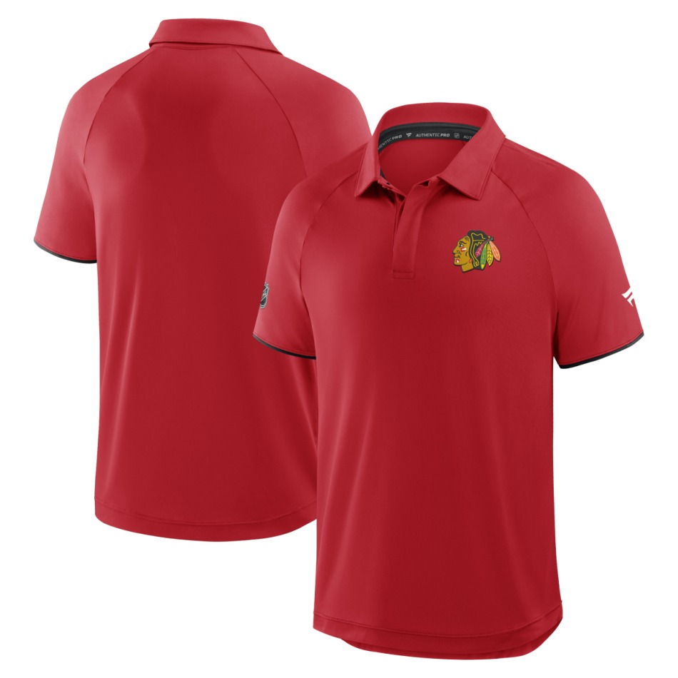 Chicago Blackhawks pánské polo tričko Authentic Pro Rink - Chicago Blackhawks trička, polo trička, košile