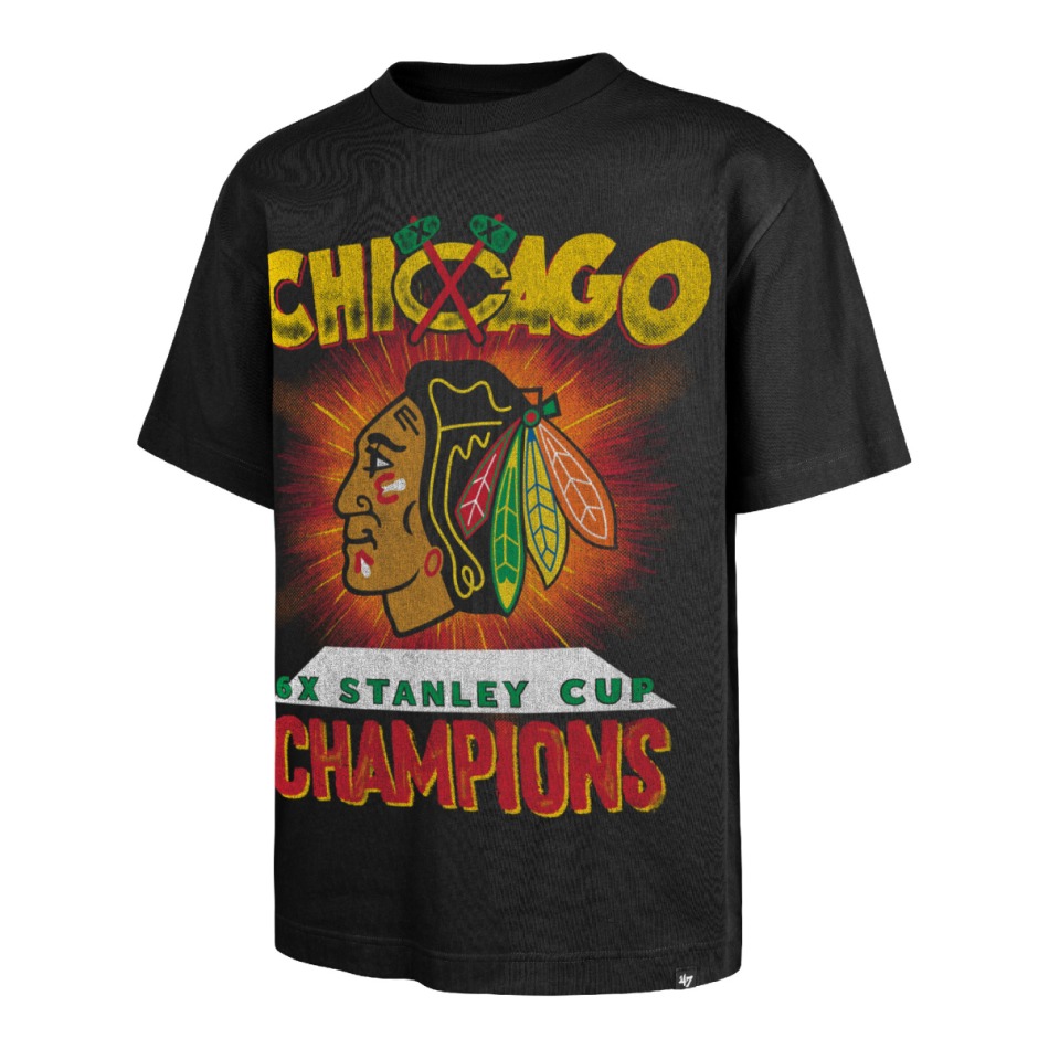 Chicago Blackhawks pánské tričko Sigma 47 Foundation Tee - Chicago Blackhawks trička, polo trička, košile
