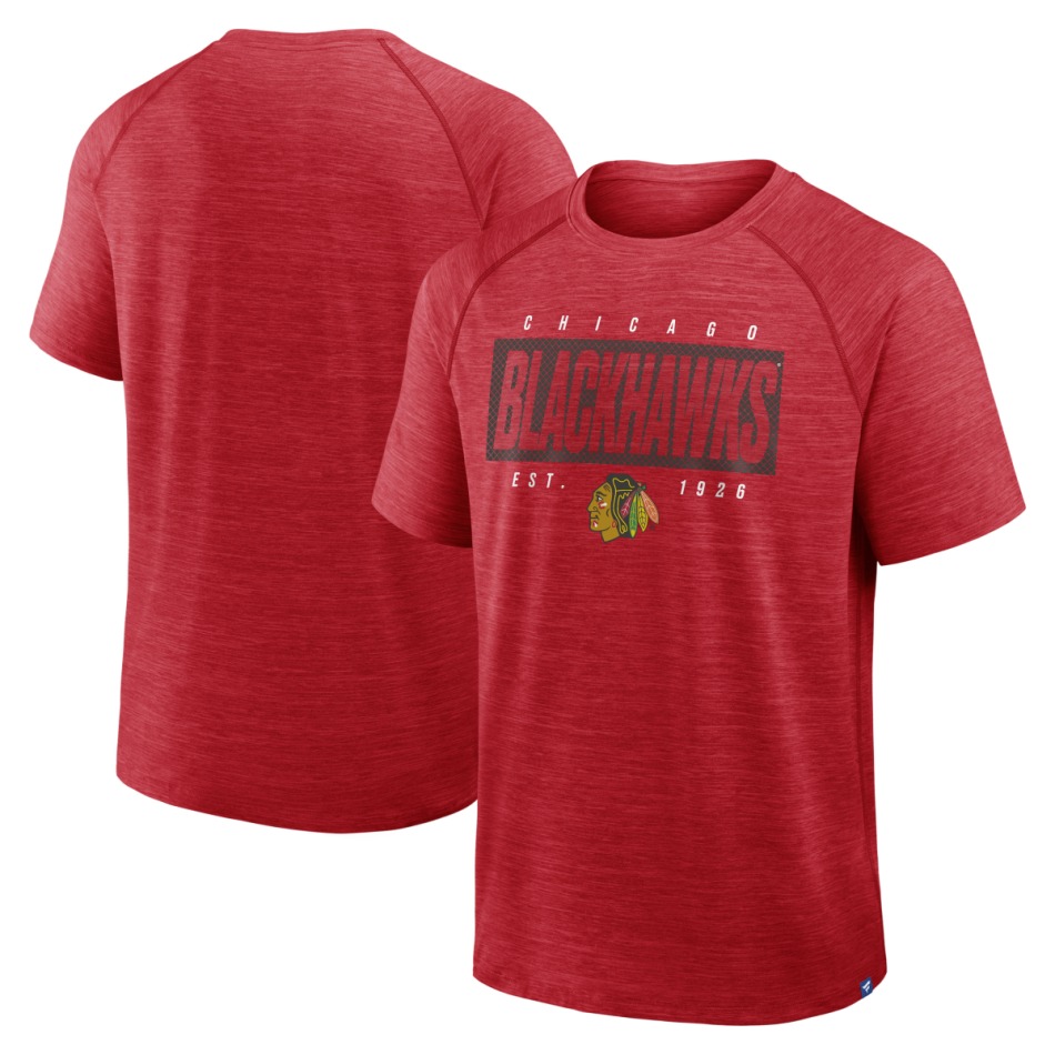 Chicago Blackhawks pánské tričko Vital red - Chicago Blackhawks trička, polo trička, košile
