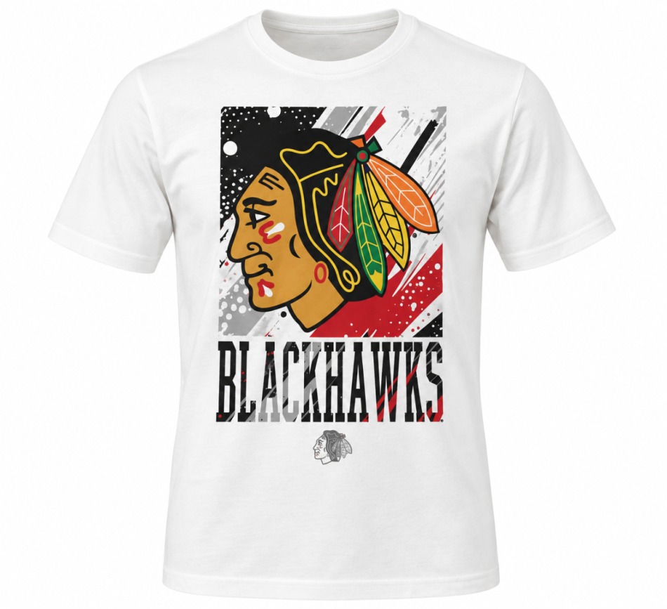 Pánské tričko Chicago Blackhawks NHL Oversized Tee