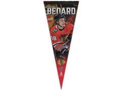 Chicago Blackhawks vlajka Connor Bedard Premium Pennant
