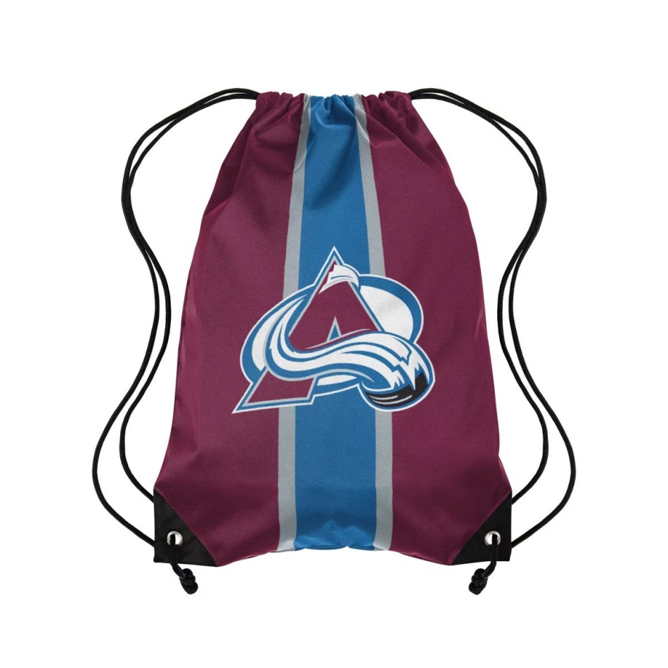 Colorado Avalanche gymsak FOCO Team Stripe Drawstring Backpack