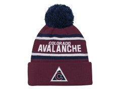 Colorado Avalanche dětská zimní čepice NHL 3rd Jersey Jacquard Cuff Pom
