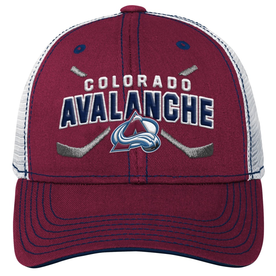 Colorado Avalanche dětská čepice baseballová kšiltovka Lockup Meshback Adjustable - Colorado Avalanche dětské oblečení