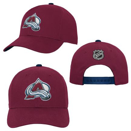Colorado Avalanche dětská čepice baseballová kšiltovka Precurved Snap