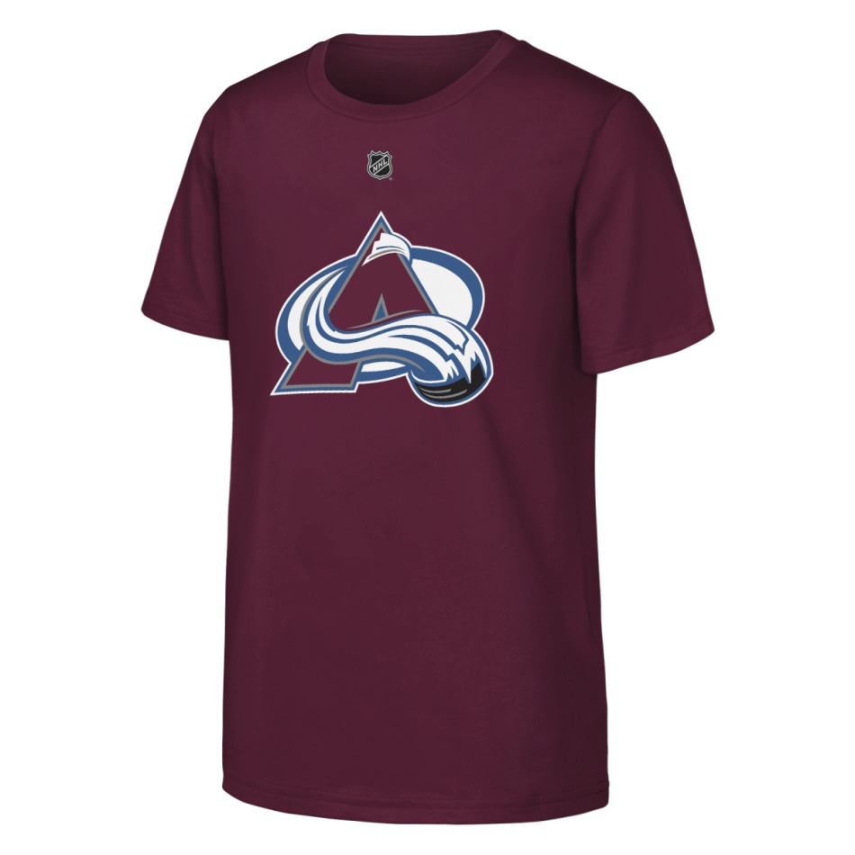 Colorado Avalanche dětské tričko NHL Flat Name & Number Short Sleeve Cotton
