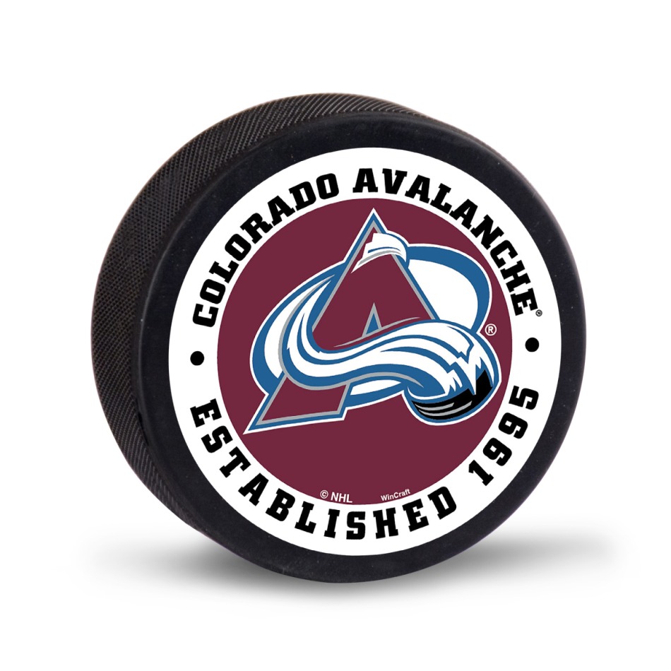 Colorado Avalanche puk Packaged - Colorado Avalanche hokejové vybavení