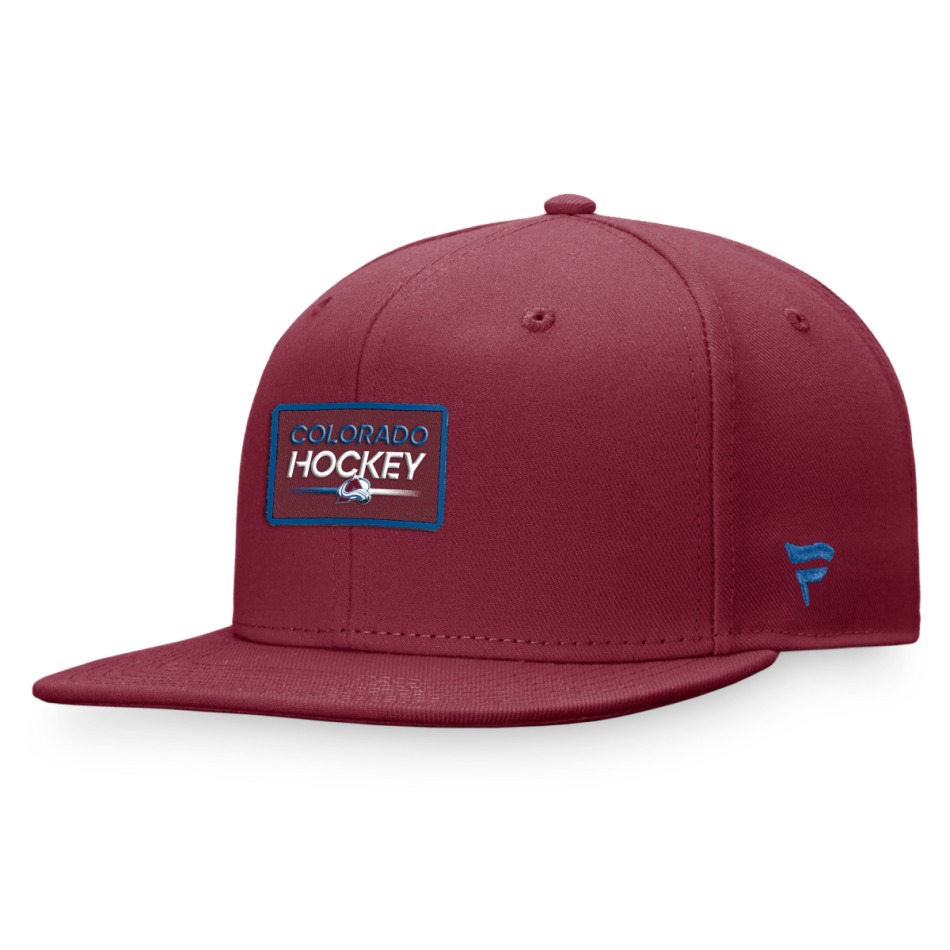 Colorado Avalanche čepice flat kšiltovka Authentic Pro Prime Flat Brim Snapback red - Colorado Avalanche kšiltovky, čepice, rukavice