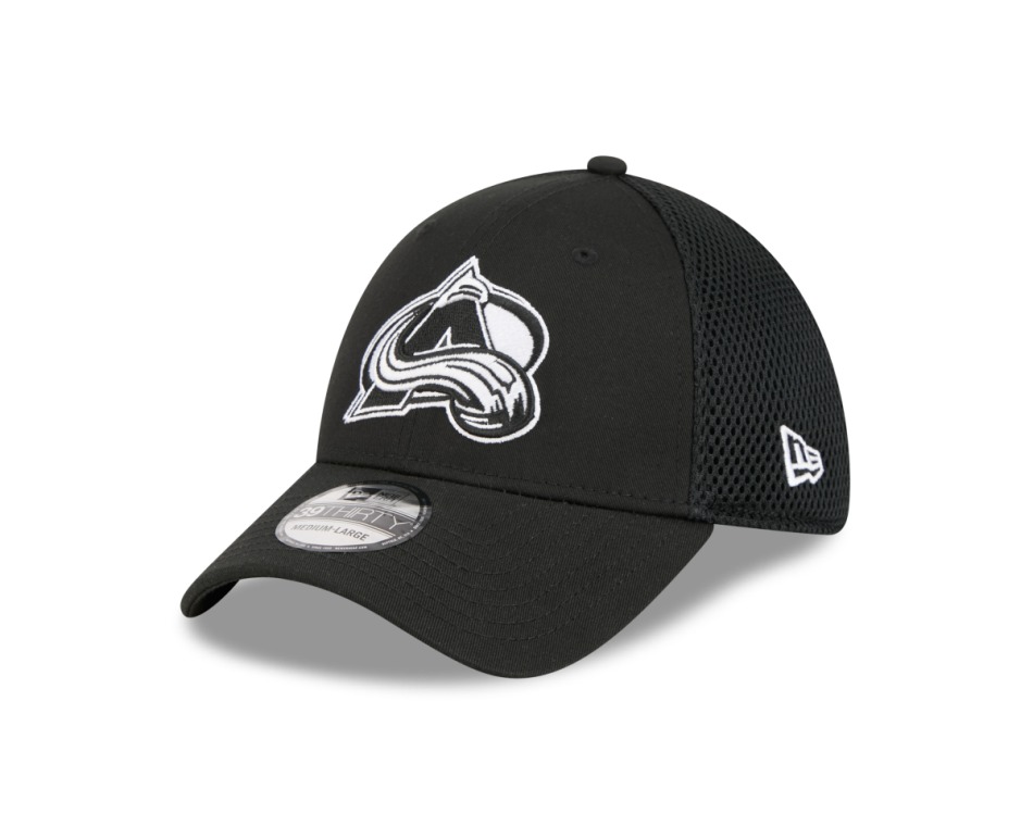 Colorado Avalanche čepice baseballová kšiltovka NEW ERA 3930 neo black - Colorado Avalanche kšiltovky, čepice, rukavice