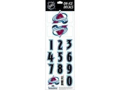 Colorado Avalanche samolepky na helmu Decals
