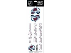 Colorado Avalanche samolepky Decals Burgundy