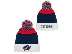 Columbus Blue Jackets dětská zimní čepice Essentials Cuffed Knit W Pom