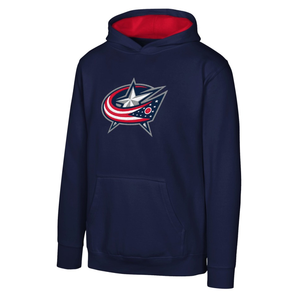 Columbus Blue Jackets dětská mikina s&nbsp;kapucí Prime Po Flc Hood -Home - Columbus Blue Jackets dětské oblečení
