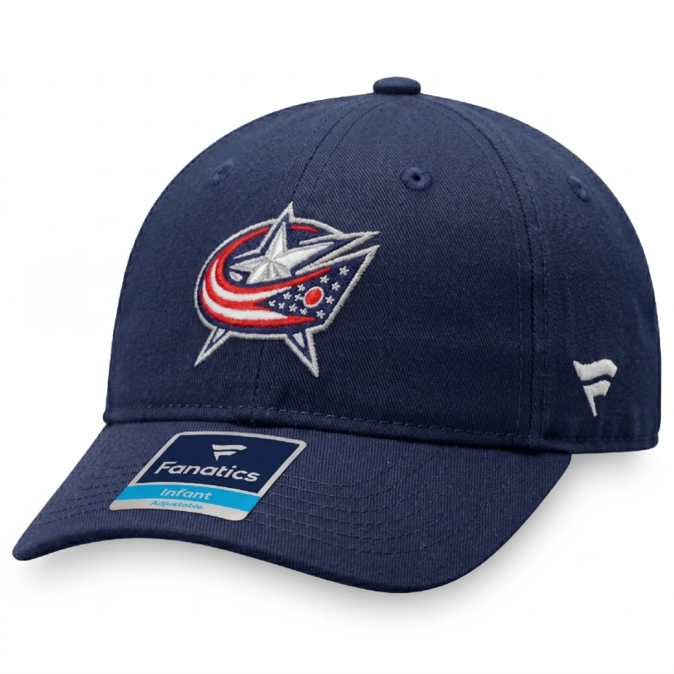 Columbus Blue Jackets dětská čepice baseballová kšiltovka NHL Simple Navy