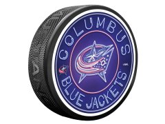 Puk Columbus Blue Jackets Neon