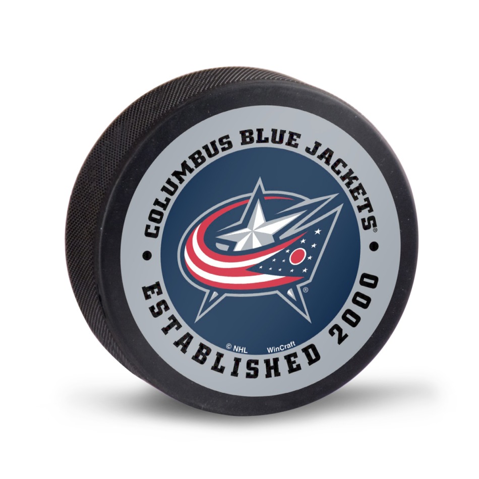 Columbus Blue Jackets puk Packaged - Columbus Blue Jackets hokejové vybavení