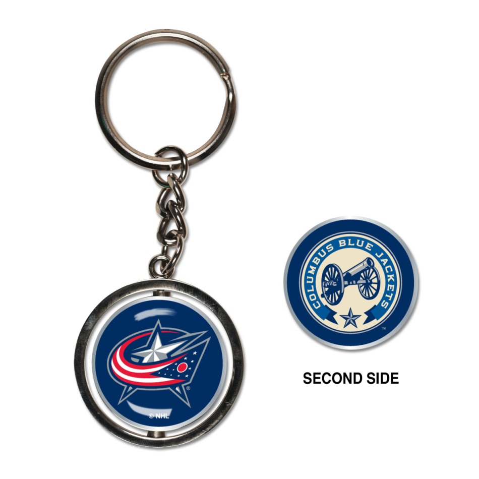 Columbus Blue Jackets přívěšek na klíče Spinner - Columbus Blue Jackets klíčenky, náramky, šperky