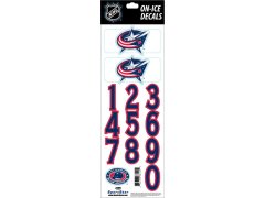 Columbus Blue Jackets samolepky na helmu Decals