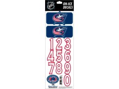 Columbus Blue Jackets samolepky na helmu Decals Navy