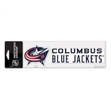 Columbus Blue Jackets samolepka logo text decal - Columbus Blue Jackets ostatní suvenýry