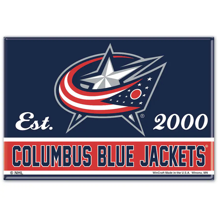 Columbus Blue Jackets magnetka logo - Columbus Blue Jackets ostatní suvenýry