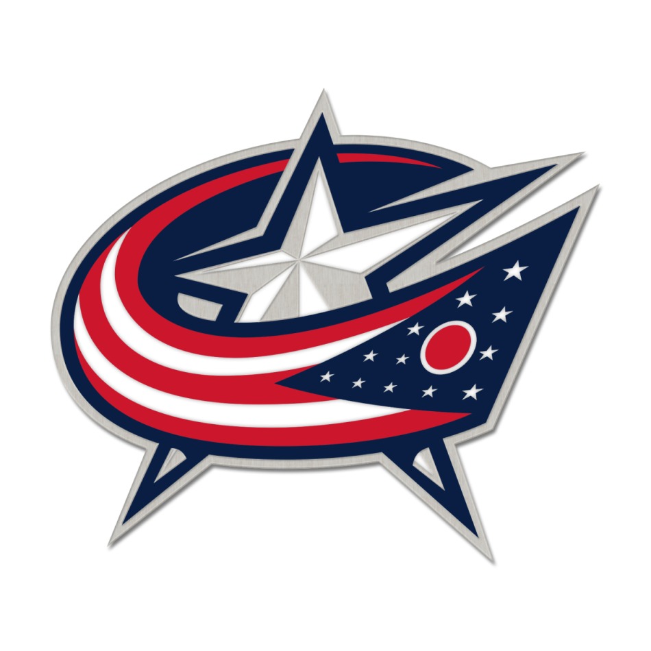 Columbus Blue Jackets odznak Enamel Pin Jewelry Card - Columbus Blue Jackets ostatní suvenýry
