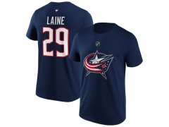 Columbus Blue Jackets pánské tričko Patrick Laine #29 Name & Number Graphic navy
