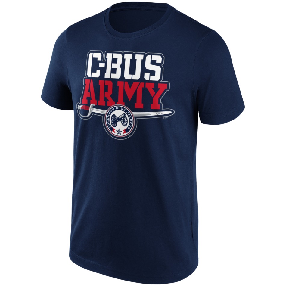 Columbus Blue Jackets pánské tričko Hometown Graphic navy - Columbus Blue Jackets trička, polo trička, košile