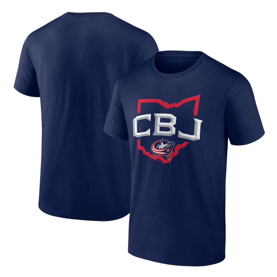 Columbus Blue Jackets pánské tričko NHL Represent T-Shirt - Navy - Columbus Blue Jackets trička, polo trička, košile