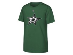 Dětské tričko Jake Oettinger #29 Dallas Stars NHL Flat Name & Number Short Sleeve Cotton