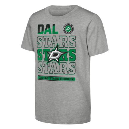 Dallas Stars dětské tričko Timeless Ss grey - Dallas Stars dětské oblečení