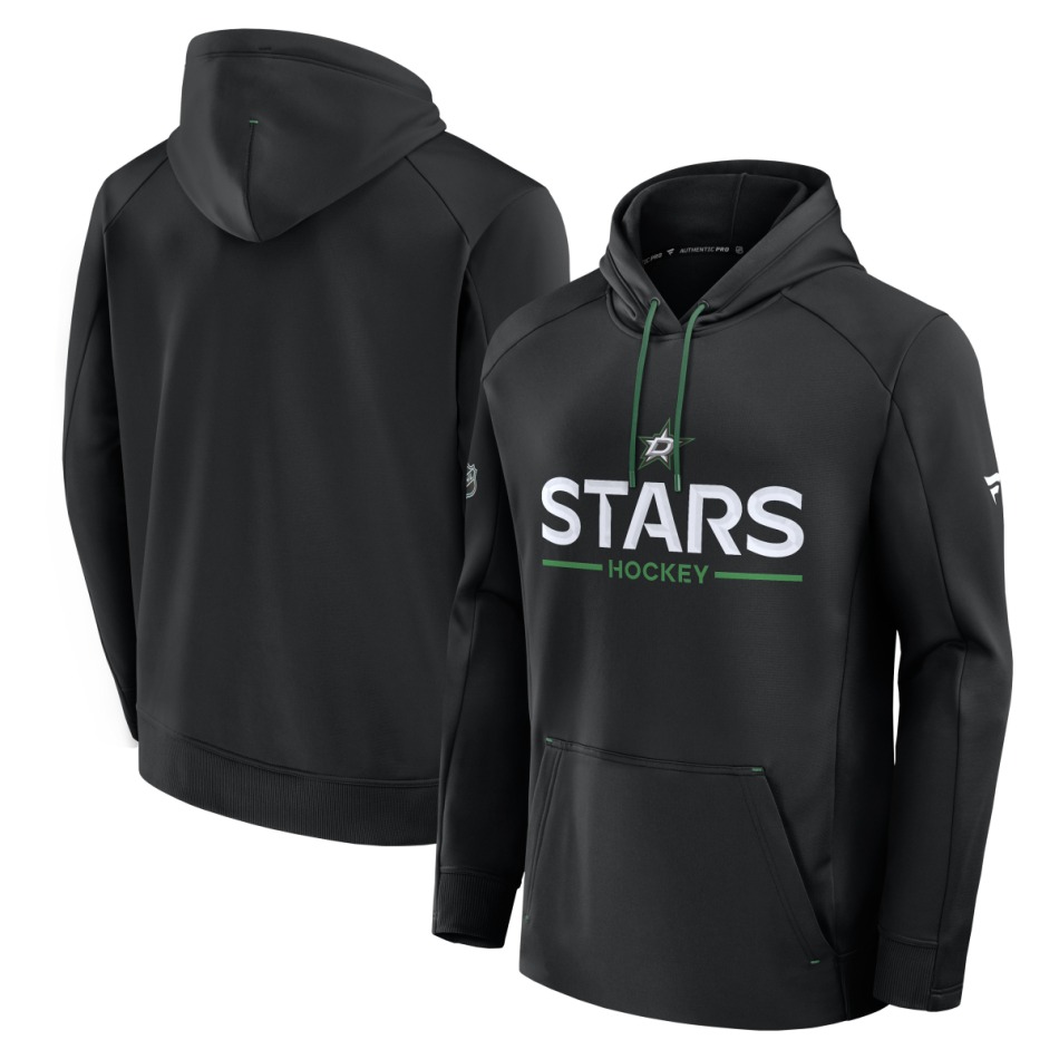 Dallas Stars pánská mikina s kapucí Authentic Pro Rink Poly Fleece POH