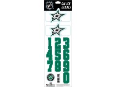 Dallas Stars samolepky na helmu Decals