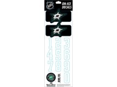 Dallas Stars samolepky na helmu Decals Black