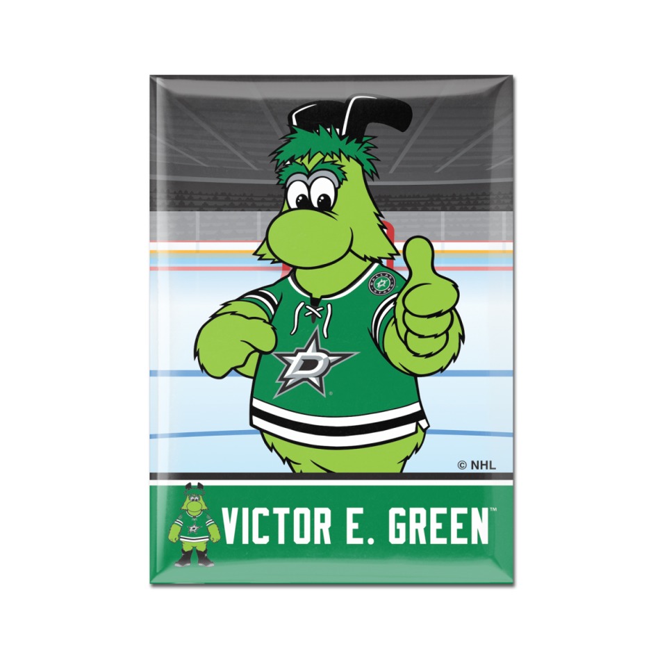 Dallas Stars magnetka Metal Mascot - Dallas Stars ostatní suvenýry