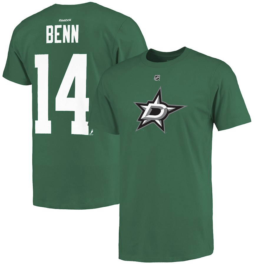 Dallas Stars pánské tričko green #14 Jamie Benn