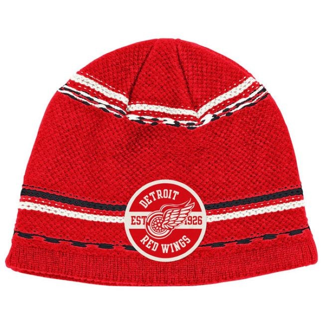 Zimní Čepice CCM Knit Hat Wings - Detroit Red Wings Čepice, kulichy