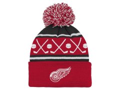 Detroit Red Wings dětská zimní čepice NHL Face-Off Cuff Pom