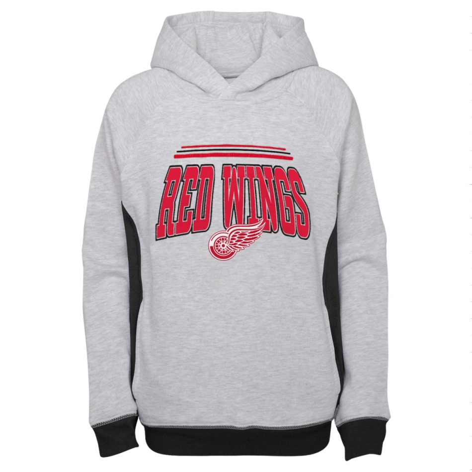 Detroit Red Wings dětská mikina s&nbsp;kapucí power play raglan pullover - dětské oblečení