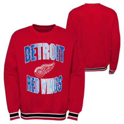 Detroit Red Wings dětská mikina Classic Blueliner Crew Neck - Detroit Red Wings dětské oblečení