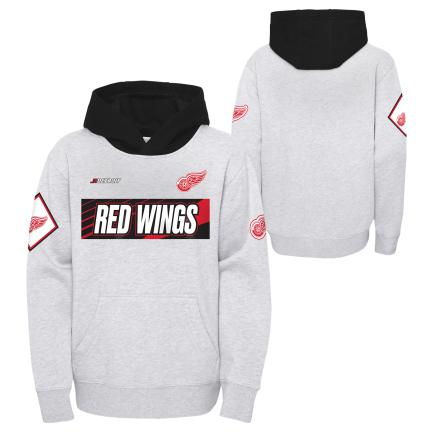 Detroit Red Wings dětská mikina s&nbsp;kapucí Star Shootout Oversized - Detroit Red Wings dětské oblečení