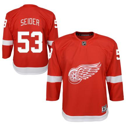 Detroit Red Wings dětský hokejový dres Moritz Seider Premier Home - Detroit Red Wings dětské oblečení