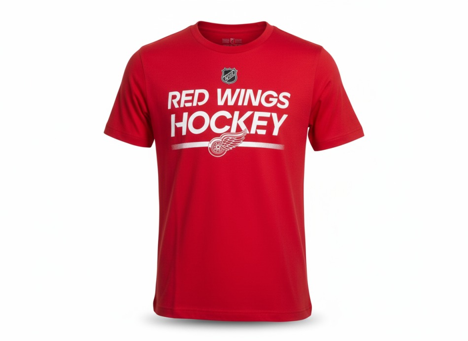 Detroit Red Wings dětské tričko Apro Wordmark Ss Ctn Tee - Detroit Red Wings dětské oblečení