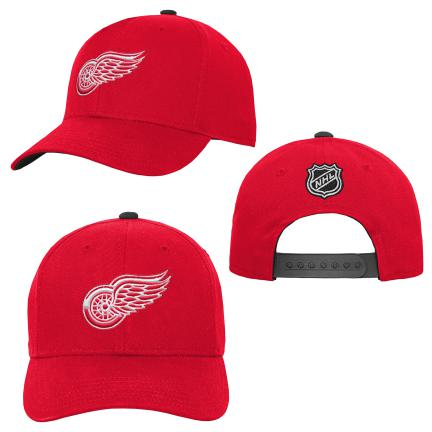 Detroit Red Wings dětská čepice baseballová kšiltovka Precurved Snap - Detroit Red Wings dětské oblečení