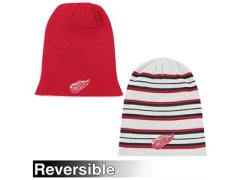 Detroit Red Wings zimní čepice Reebok Faceoff Long Reversible Knit Hat